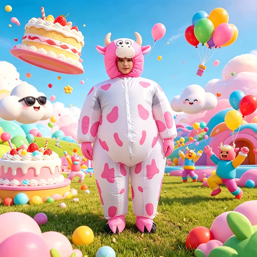 Funny Inflatable Pink Cow Cost - Suits ulasan dan harga