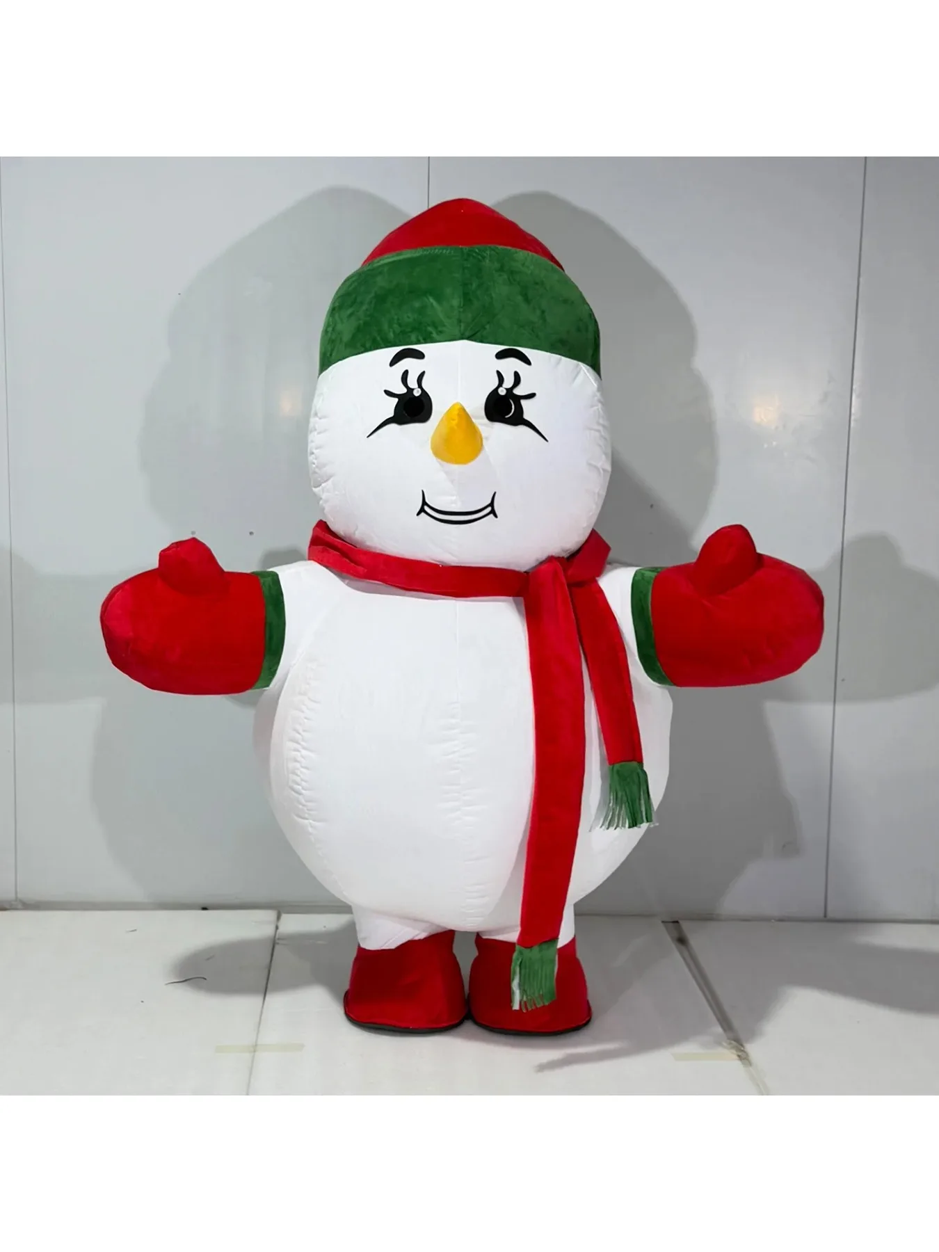 Inflatable Snowman Mascot Cost - Suits ulasan dan harga